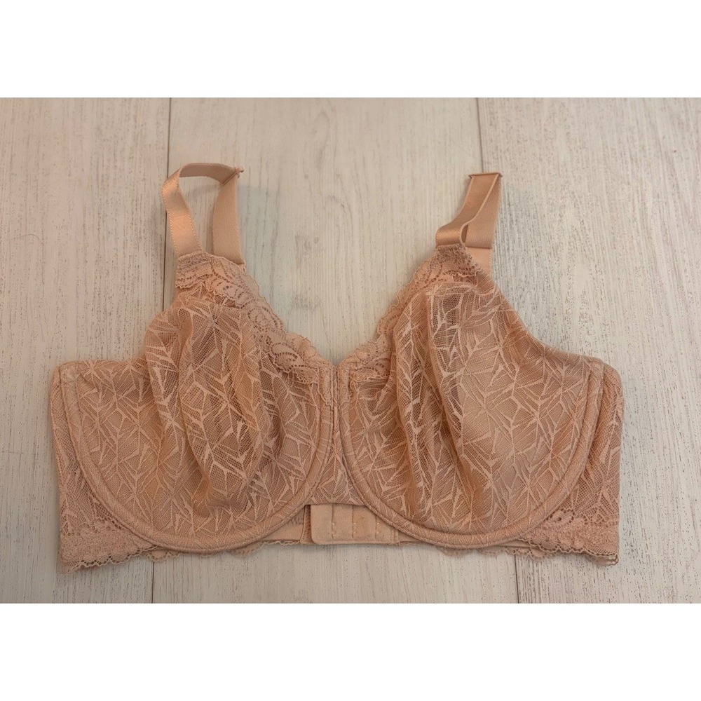 Wacoal 855295 Vivid Encounter Underwire Bra Sz 34G Nude